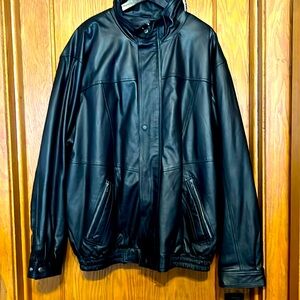 King size leather jacket